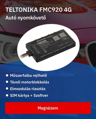 TELTONIKA FMC920-E 4g lte jármű gps nyomkövető